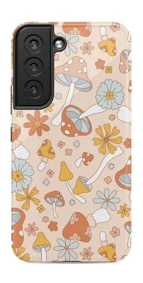 Mushroom Magic | Retro Floral Samsung Case