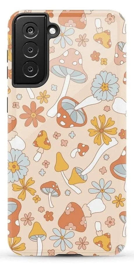 Mushroom Magic | Retro Floral Samsung Case