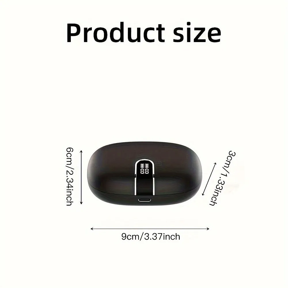 New Wireless Earbuds For Running Sports, Wireless Earphones With Pure Bass Sound, Over Ear Headphones With Dual-LED Display, Earphones Noise Cancelling Headset Built-in Microphone