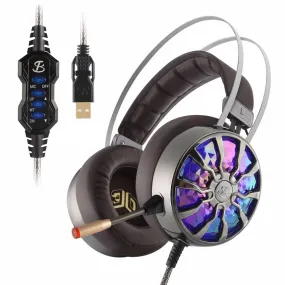 Ninja Dragon P65X USB 3D Surround Vibration Gaming Headset