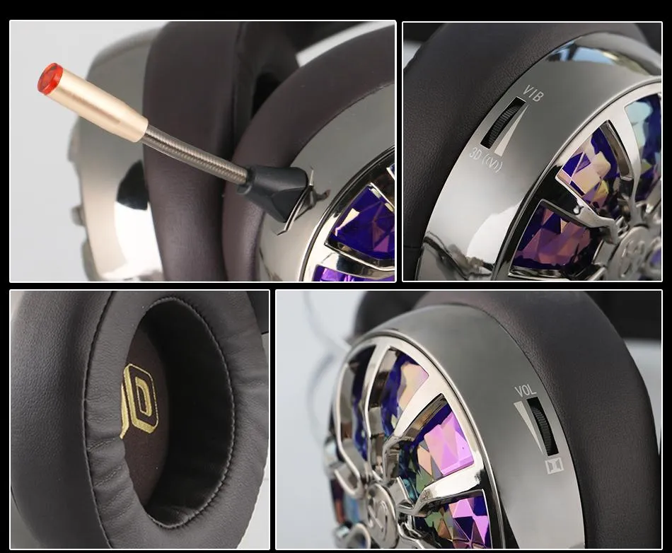 Ninja Dragon P65X USB 3D Surround Vibration Gaming Headset