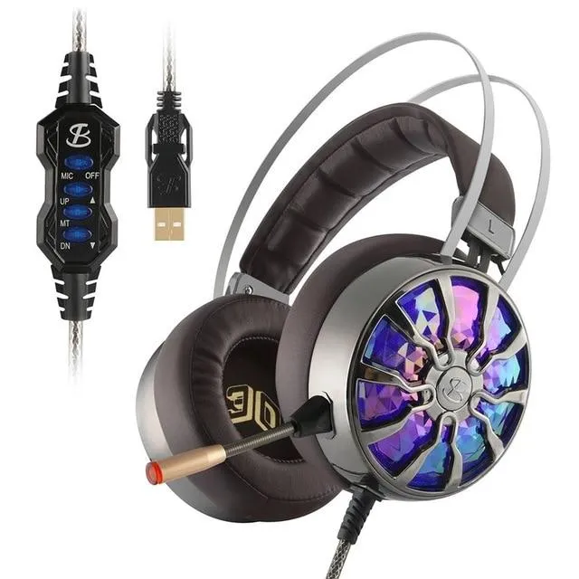 Ninja Dragon P65X USB 3D Surround Vibration Gaming Headset