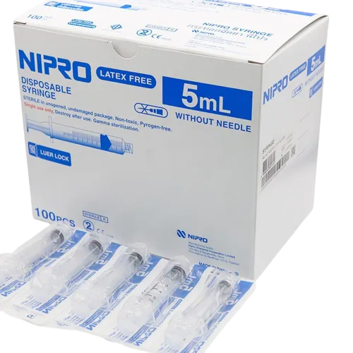 NIPRO Syringe 5ml 100Pcs / Box