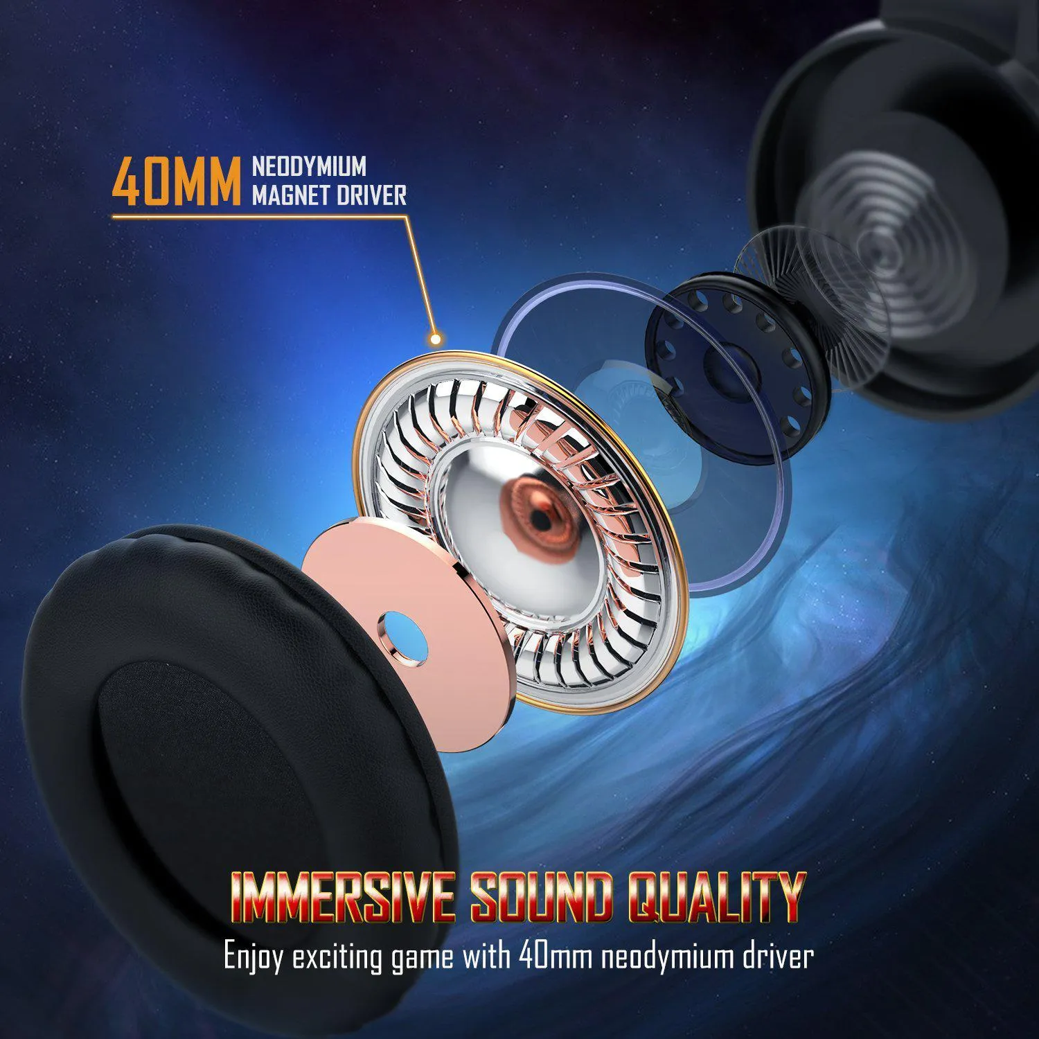 ONIKUMA K19 Professional Gaming Headphone with RGB LED Backlight
