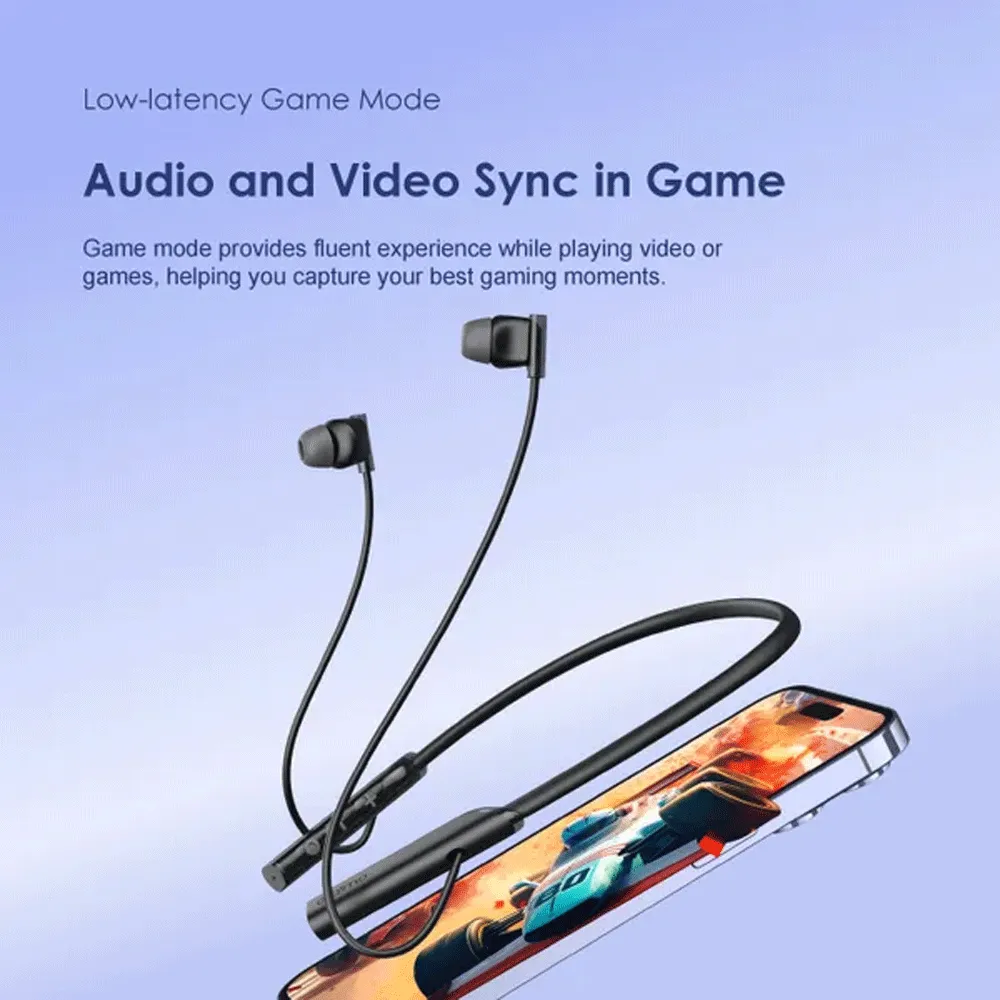 Oraimo Necklace Lite OEB-311 Neckband Wireless Earphone - Black
