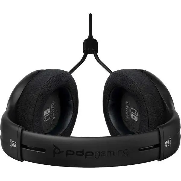PDP Nintendo Switch Airlite Wired Gaming Headset 3.5mm Jack Black