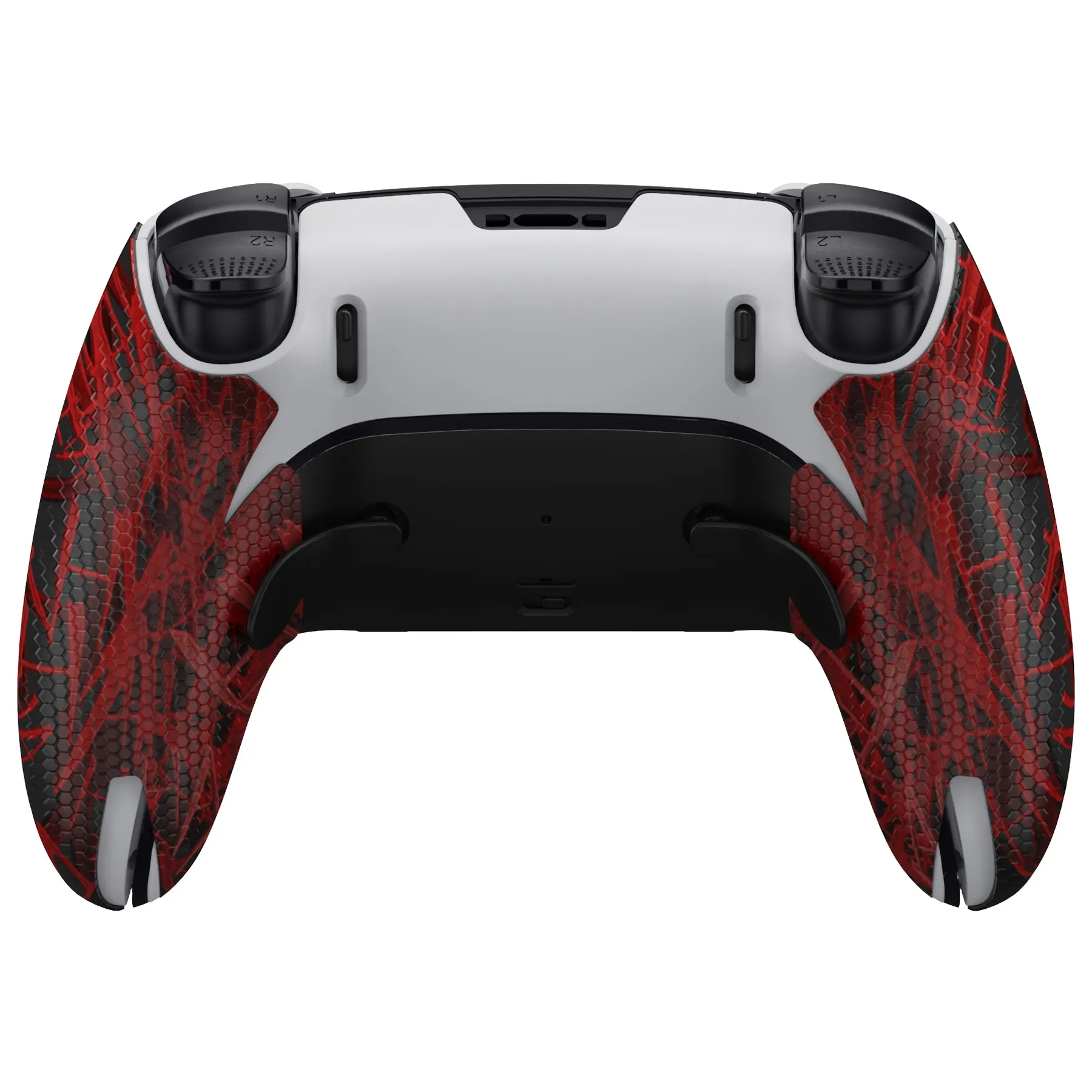PlayVital Anti-Skid Sweat-Absorbent Controller Grip for ps5 Edge Wireless Controller, Professional Textured Soft PU Handle Grips Anti Sweat Protector for ps5 Edge Controller - Clown Hahaha - PFPJ148