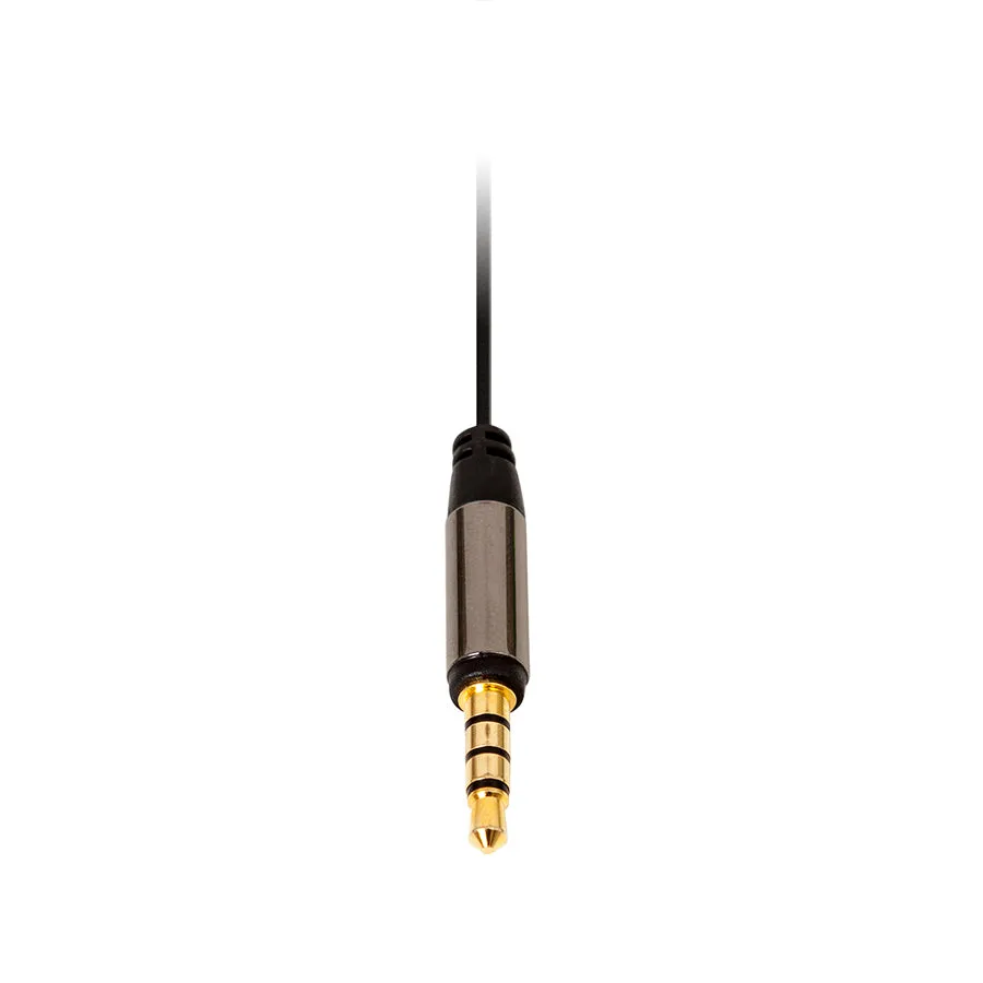 Premier Retractable Audio Headphone Splitter Cable with Individual Volume Controls