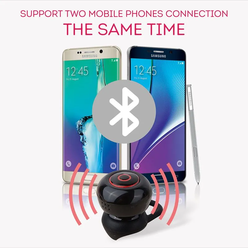 Professional Mini Earpiece with Hands-free Calling and Microphone
