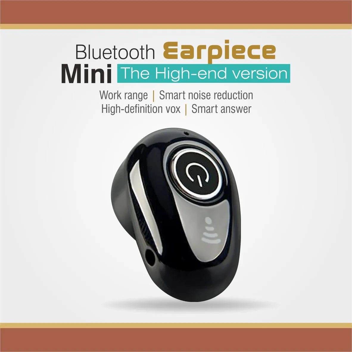 Professional Mini Invisible Wireless Bluetooth 10.0 Stereo In-Ear Earbud