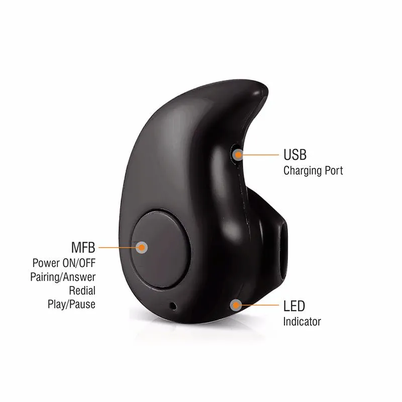 Professional Mini Invisible Wireless Bluetooth Earbud