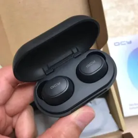 QCY T4 Bluetooth 5.0 TWS Earphones: Game Mode, Wireless Charging, DSP Noise Cancelling