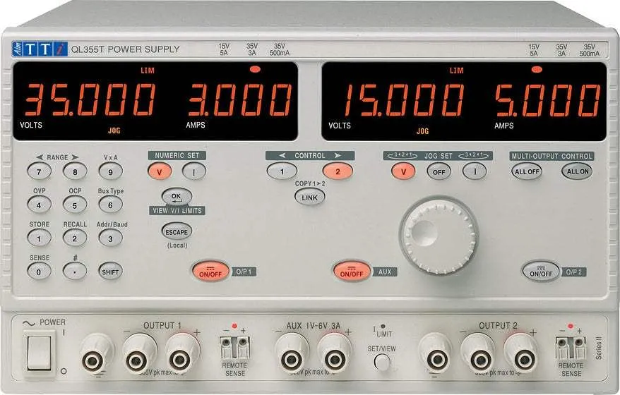 QL355T SII Thurlby Thandar Instruments DC Power Supply New