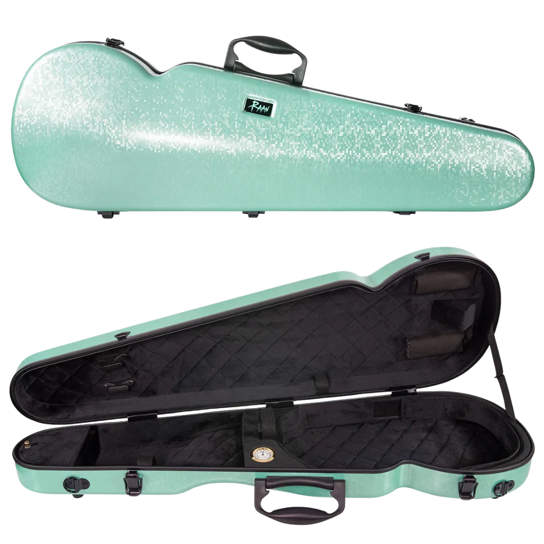RAAN Shaped Violin Case Mint Green 3/4-4/4