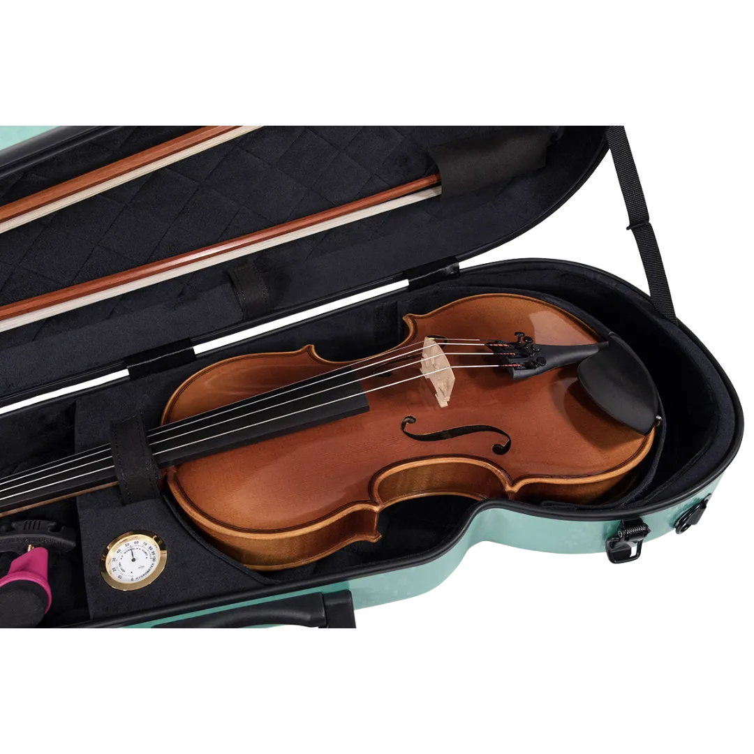 RAAN Shaped Violin Case Mint Green 3/4-4/4