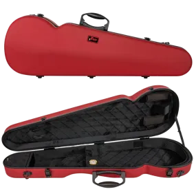 RAAN Shaped Violin Case Wine Red 1/4-1/2