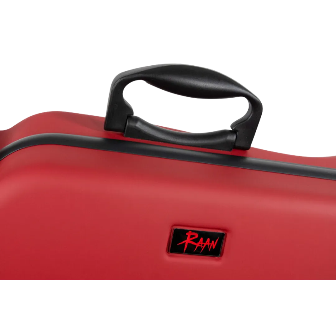 RAAN Shaped Violin Case Wine Red 1/4-1/2