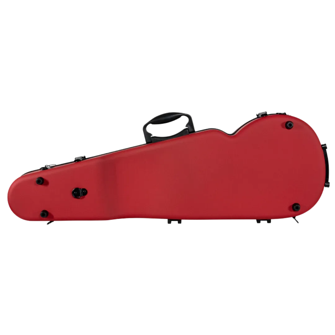 RAAN Shaped Violin Case Wine Red 1/4-1/2