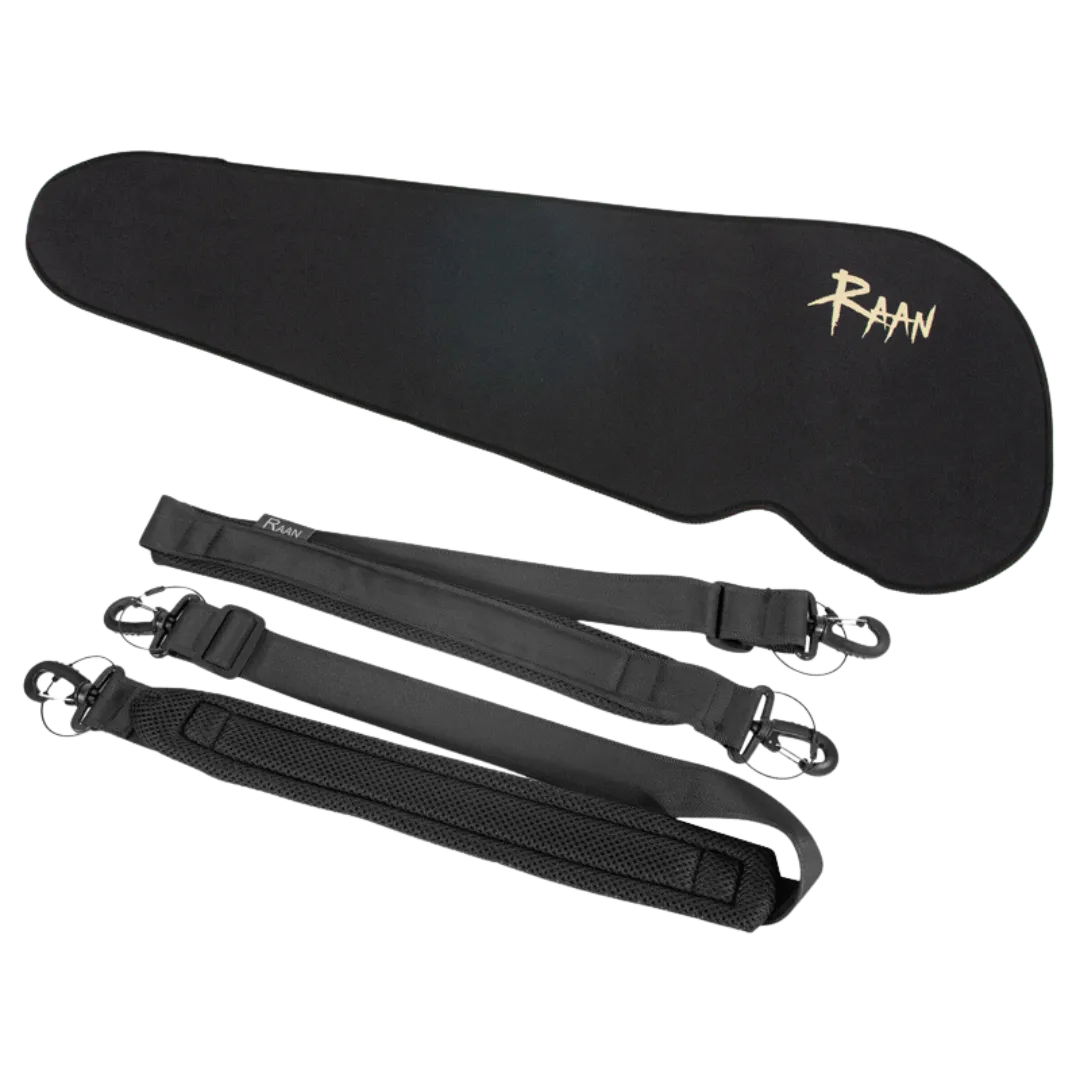 RAAN Shaped Violin Case Wine Red 1/4-1/2