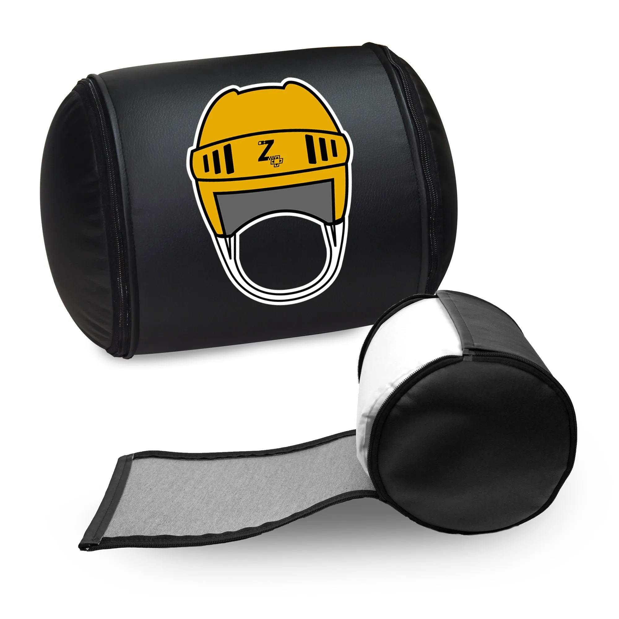 Retro Hockey Helmet Gaming Logo Panel
