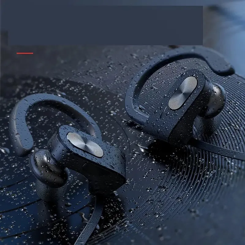 Running Headphones W/16 Hrs Playtime, Bass  HD Stereo Wireless Sports Earphones Earbuds In Ear For Workout, Gym W/CVC6. 0 Noise Cancelling Mic