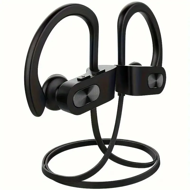 Running Headphones W/16 Hrs Playtime, Bass  HD Stereo Wireless Sports Earphones Earbuds In Ear For Workout, Gym W/CVC6. 0 Noise Cancelling Mic