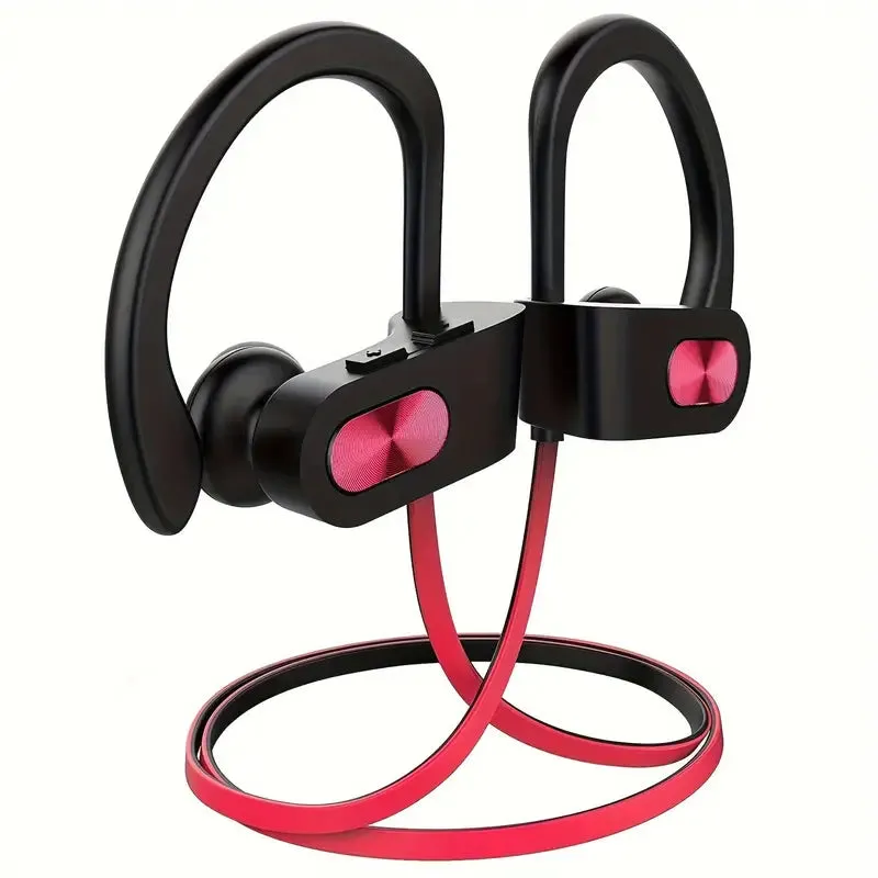 Running Headphones W/16 Hrs Playtime, Bass  HD Stereo Wireless Sports Earphones Earbuds In Ear For Workout, Gym W/CVC6. 0 Noise Cancelling Mic