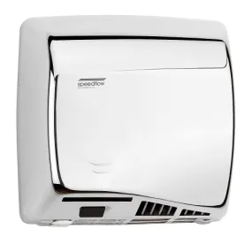 Saniflow® M06AC SPEEDFLOW® Hand Dryer - Bright (Polished) Stainless Steel High-Speed Universal Voltage ADA