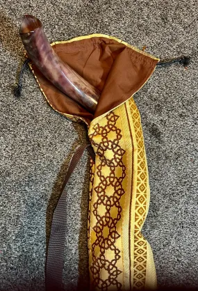Shofar Carrying Case    .    .    .    .     .    Golden & Brown