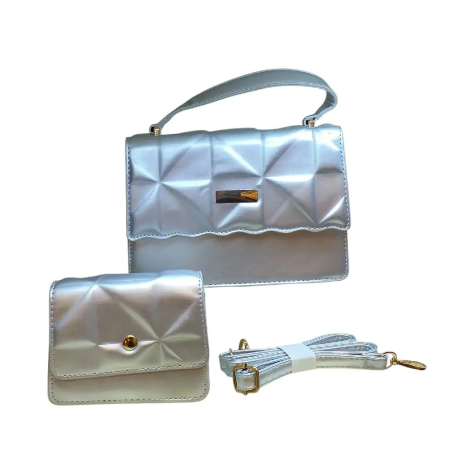 Shoulder Bag Set with Small Pouch