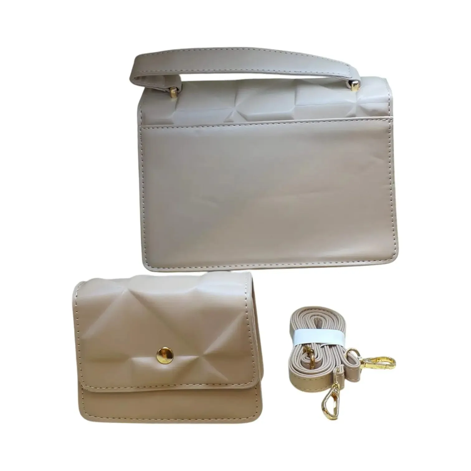 Shoulder Bag Set with Small Pouch