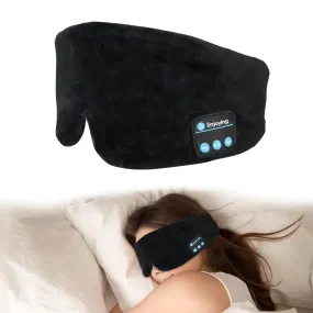 Soft Wireless Bluetooth Sleeping Mask w/Earphones for Music Meditation