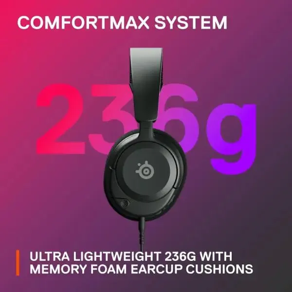 Steelseries Arctis Nova 1 On-Ear  Wired Gaming Headset