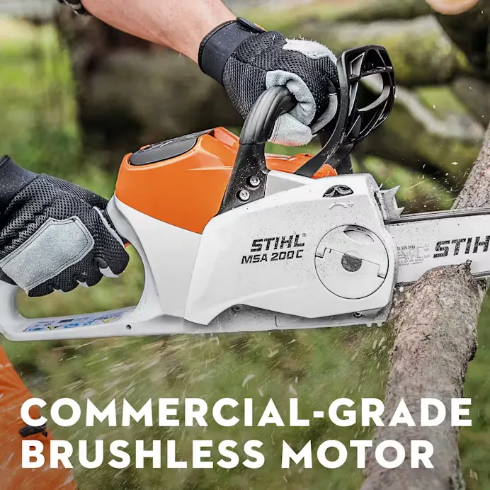 Stihl | MSA 200 C-B Battery-Powered Chainsaw | 12" bar w/ AP 500 S battery & AL 301 charger (MSA20012-AP500S-AL301-COMBO)
