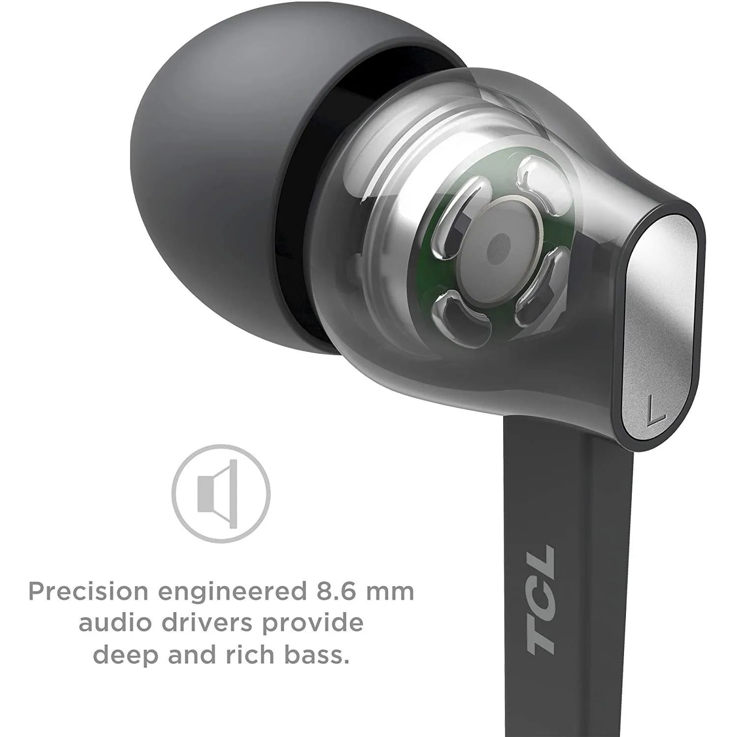 TCL MTRO100BT Wireless in-Ear Earbuds Noise Isolating Bluetooth Headphones (Refurbished)