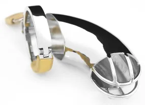 THE CURVE STAINLESS STEEL CHASTITY DEVICE