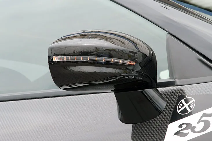 Top Secret R35 Carbon LED Mirror