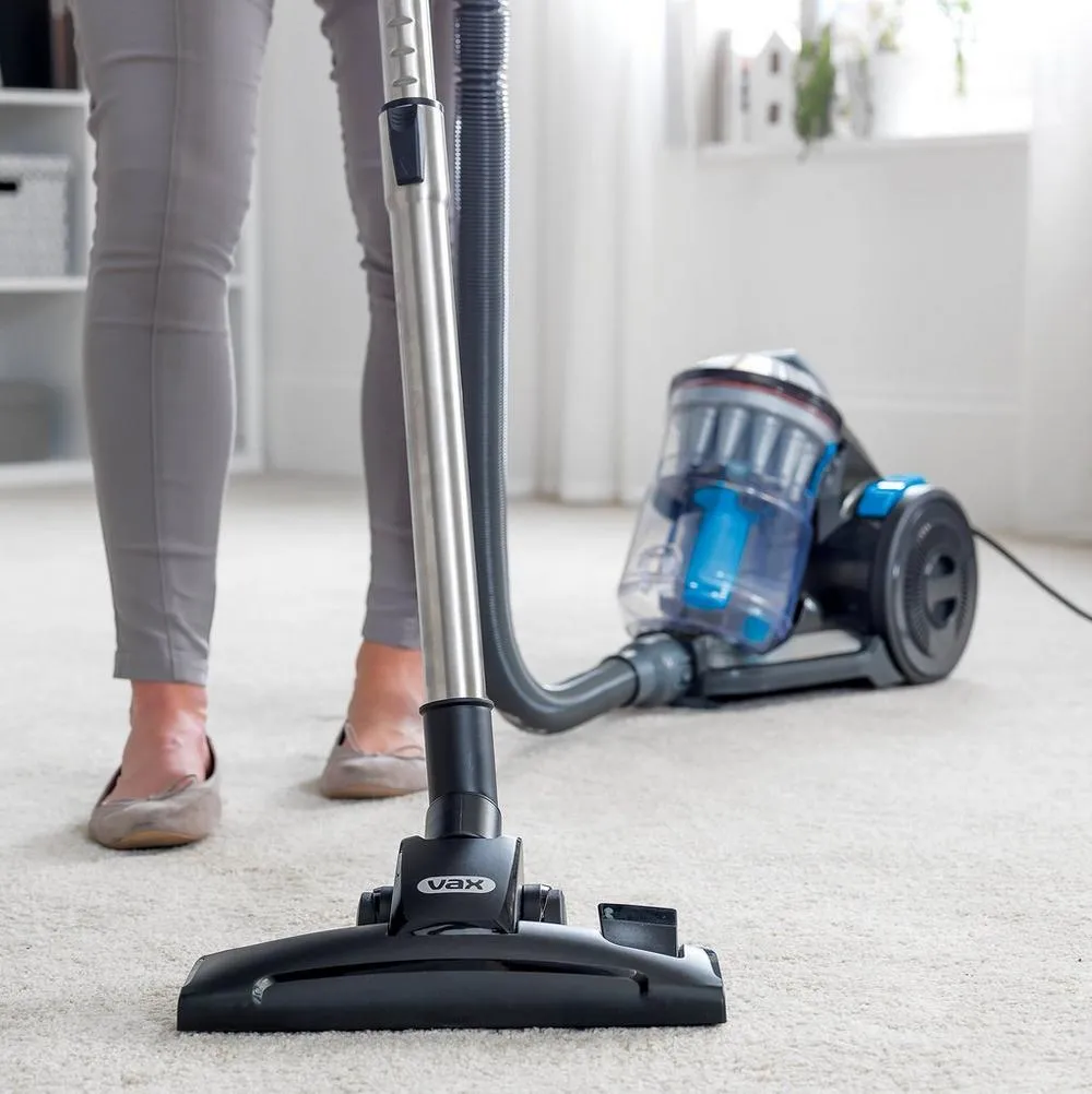 Vax CCQSASV1P1 Air Stretch Pet Vacuum Cleaner Grey and Blue