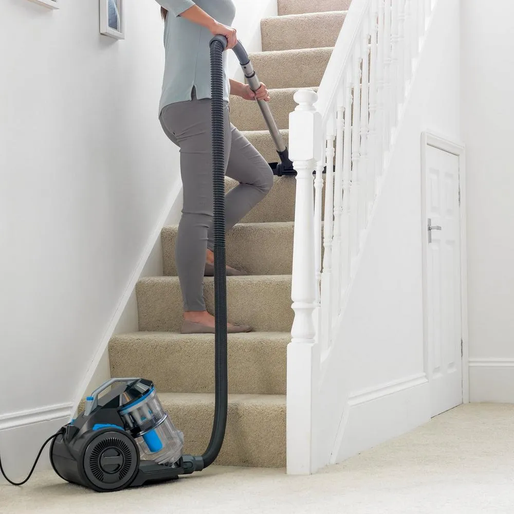 Vax CCQSASV1P1 Air Stretch Pet Vacuum Cleaner Grey and Blue