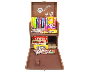 Vintage Popcorn and Candy Storage Cabinet, Movie Room & Home Theater Décor, 1950 Keystone 8mm Projector Case