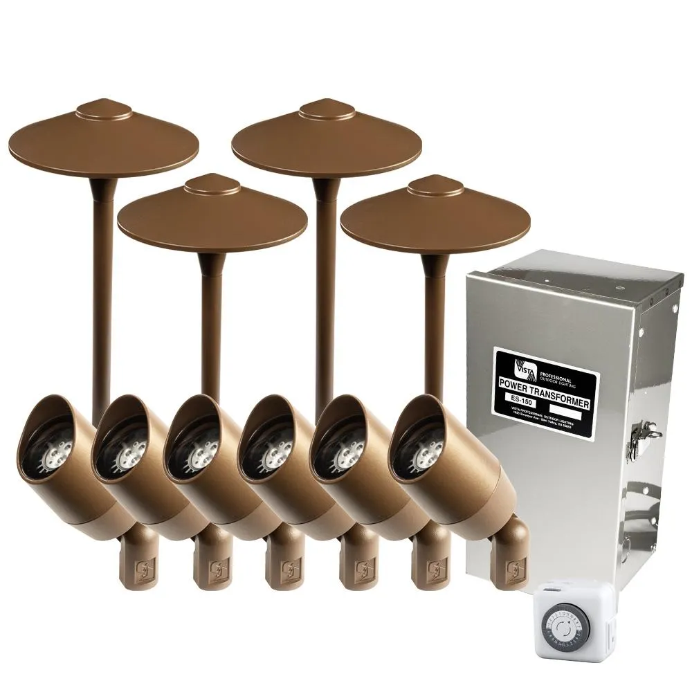 Vista Outdoor Lighting - VISPACK-2-Z - Pro Pack 2 Architectural Bronze 5006 / 4704