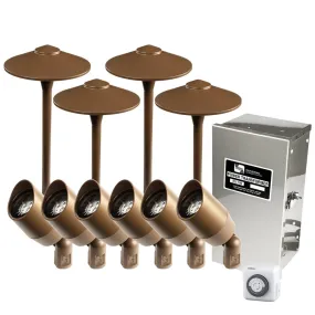 Vista Outdoor Lighting - VISPACK-2-Z - Pro Pack 2 Architectural Bronze 5006 / 4704