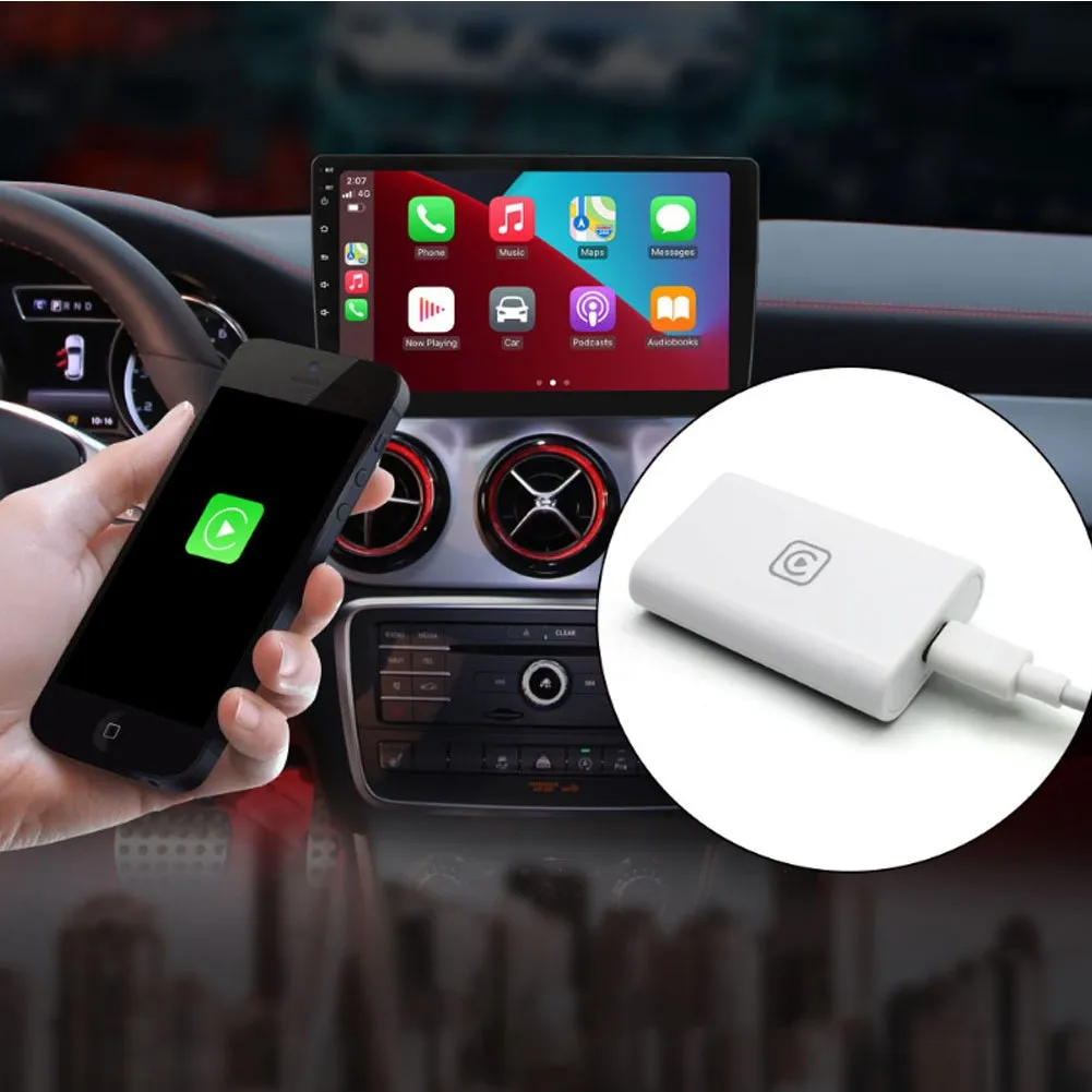 Wireless Adapter Compatible For CarPlay Wire Control To Wireless