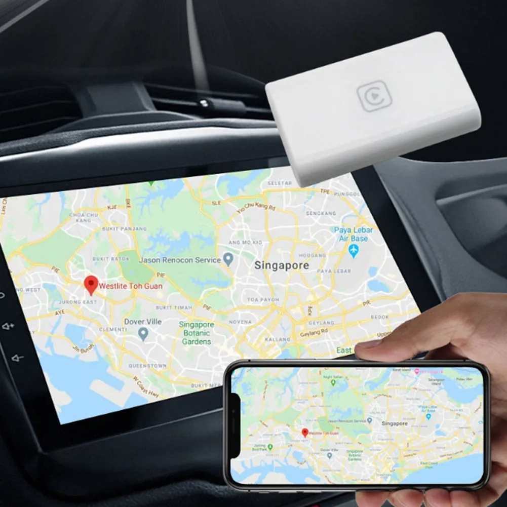 Wireless Adapter Compatible For CarPlay Wire Control To Wireless