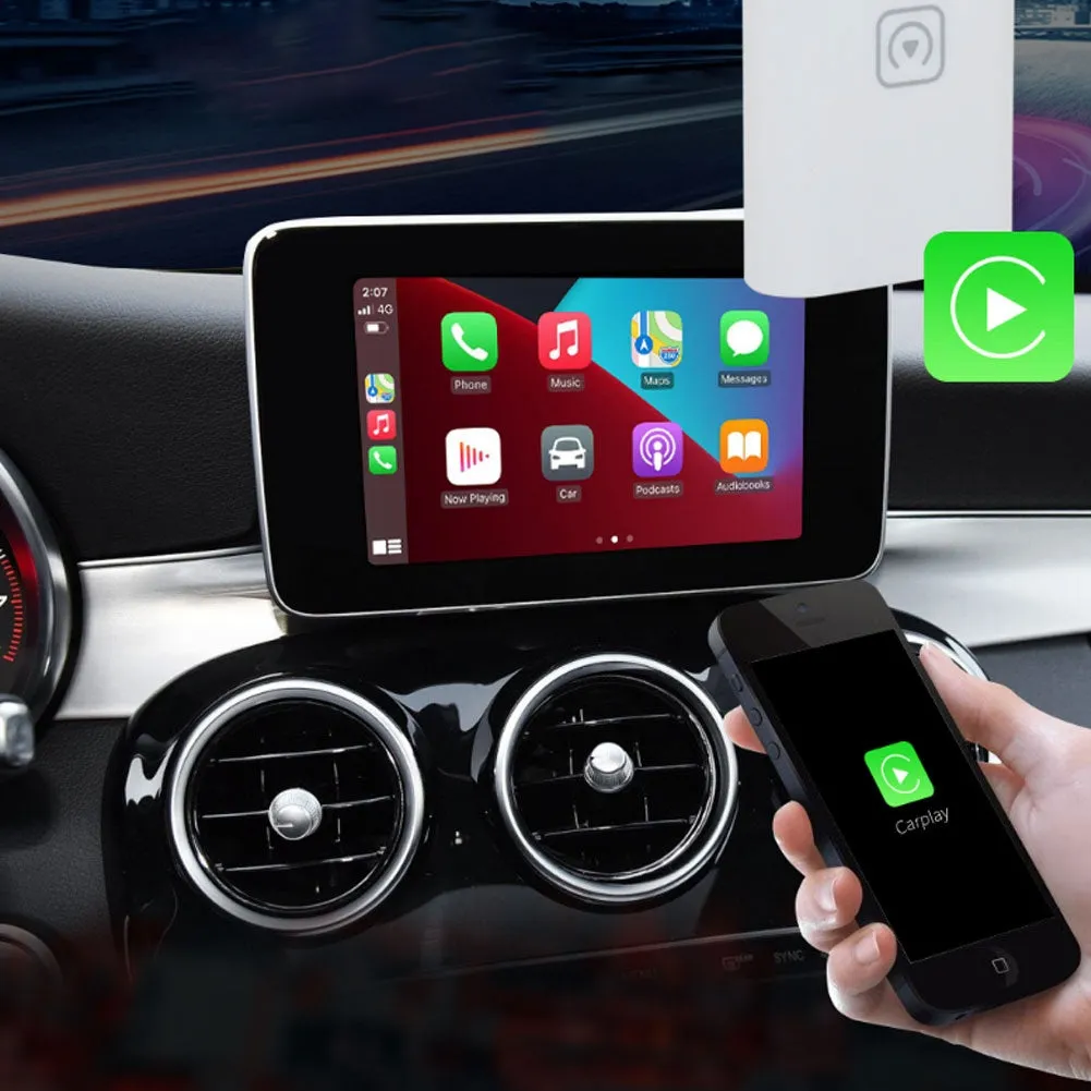 Wireless Adapter Compatible For CarPlay Wire Control To Wireless