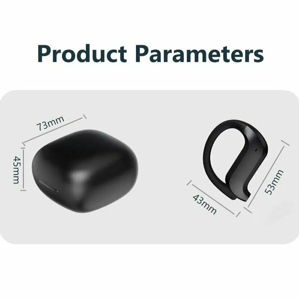 Wireless Bluetooth Hanging Ear Hooks for iOS and Android Devices- USB Charging