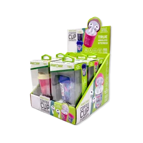 Wireless Earbuds with Coffee Cup Case - 6 Pieces Per Retail Ready Display 25286