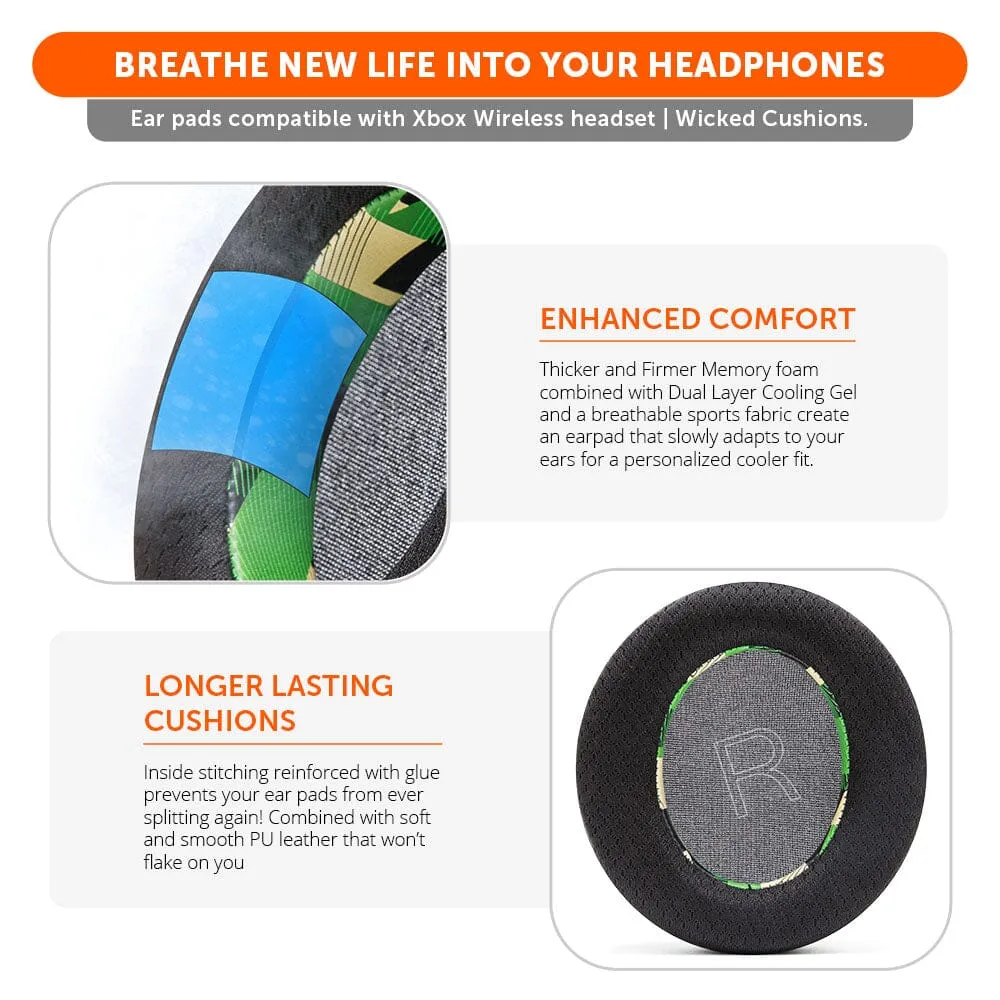 Xbox Wireless Gaming Headset Earpads - WC FreeZe Cooling Gel