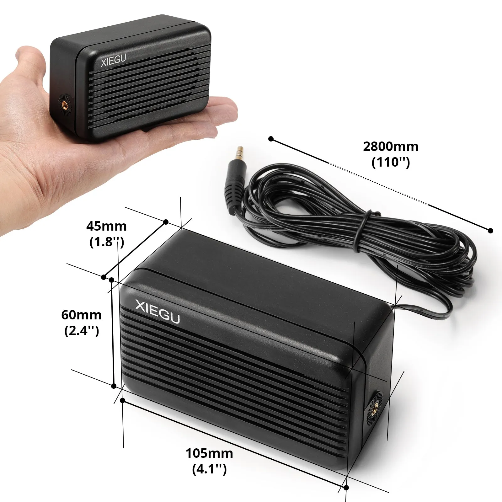 Xiegu GY03 External Speaker | 3.5mm | Stereo Sound | for CB Mobile HF Radios
